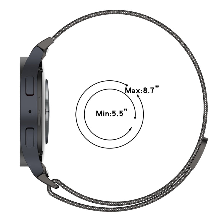 For Samsung Galaxy Watch  7 40 / 44mm Milan Magnetic Quick Release Stainless Steel Watch Band(Rose Gold) - free shipping - PMC TechLife - Order now!