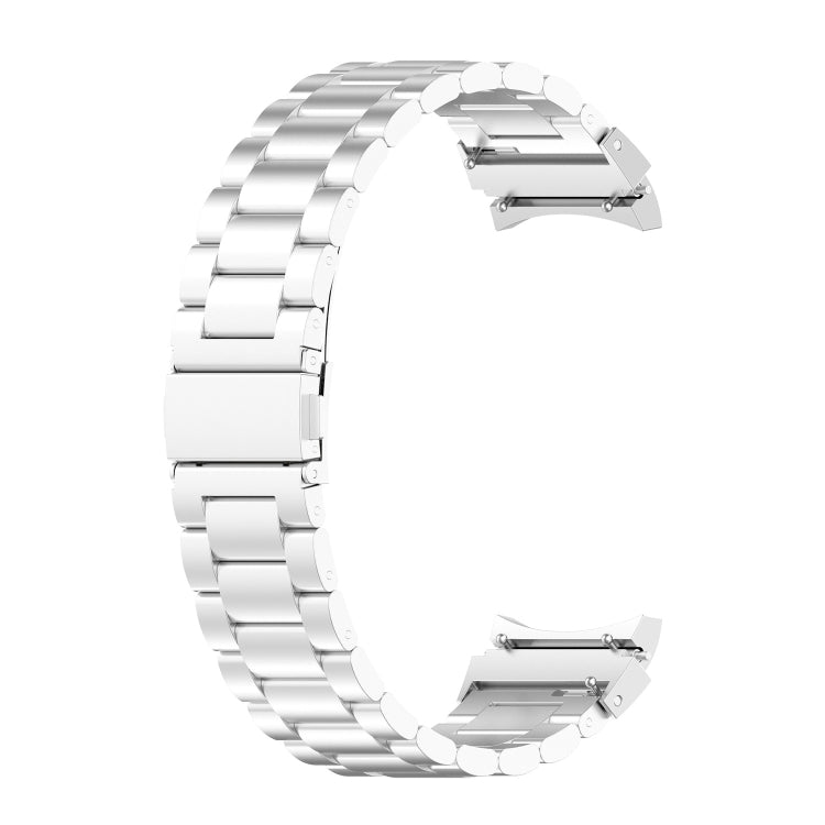 For Samsung Galaxy Watch Ultra 47mm / Ultra 2025 Three Bead Stainless Steel Metal Watch Strap(Silver) - free shipping - PMC TechLife - Order now!