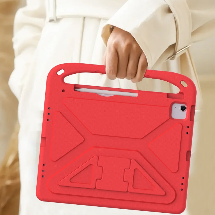 For iPad Air 13 2024 Handle EVA Shockproof Tablet Case with Holder(Red) - iPad Air 13 2024 Cases by PMC Jewellery | Online Shopping South Africa | PMC Jewellery | Buy Now Pay Later Mobicred