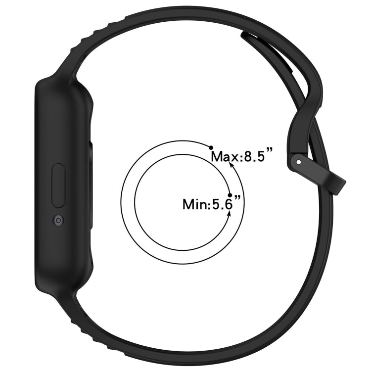 For  Huawei Band 8 NFC Two Color Frame Integrated Silicone Watch Band(Midnight Blue) - free shipping - PMc TechLife - Order now!