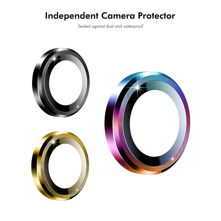 For iPhone 16 Pro / 16 Pro Max ENKAY 9H Rear Lens Aluminium Alloy Tempered Glass Film(Brown) - iPhone 16 Pro Max Tempered Glass by ENKAY | Online Shopping South Africa | PMC TechLife | Buy Now Pay Later Mobicred
