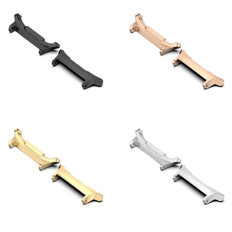 For Samsung Galaxy Watch Ultra 47mm 1 Pair 22mm Stainless Steel Metal Watch Band Connector(Rose Gold) - Watch Bands by PMc TechLife | Online Shopping South Africa | PMc TechLife | Buy Now Pay Later Mobicred