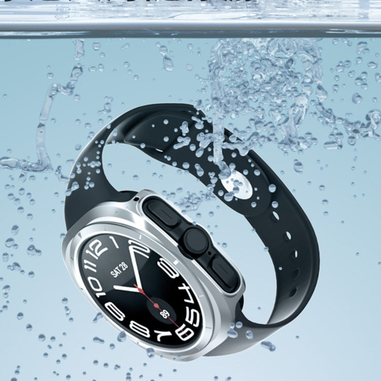 For Samsung Galaxy Watch Ultra 47mm / Ultra 2025 Hollowed PC Watch Protective Case(Black) - free shipping - PMC TechLife - Order now!