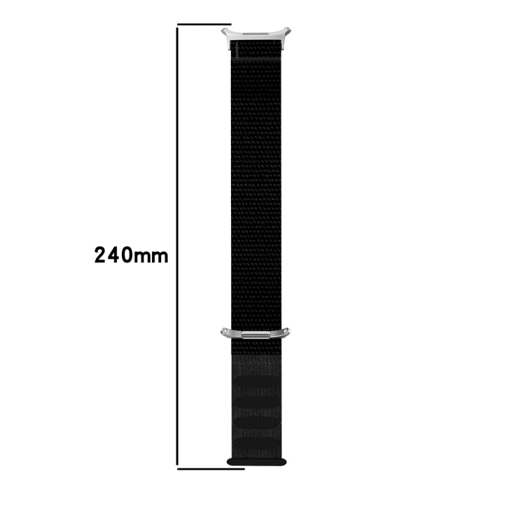 For Samsung Galaxy Watch Ultra 47mm Loop Nylon Hook and Loop Fastener Watch Band(Dark Blue) - Watch Bands by PMC Jewellery | Online Shopping South Africa | PMC Jewellery | Buy Now Pay Later Mobicred