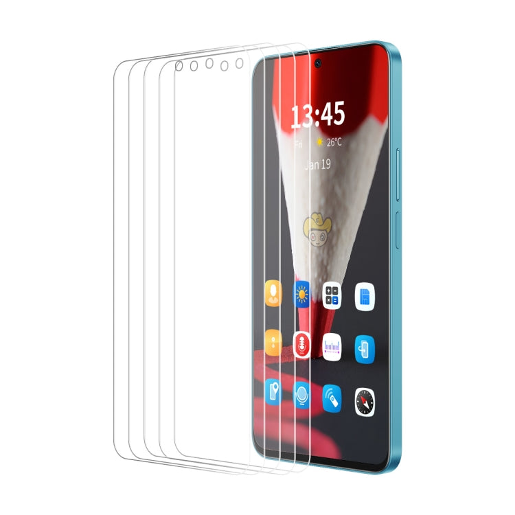 For Samsung Galaxy S24 FE 5G 5pcs ENKAY 9H Big Arc Edge High Aluminum-silicon Tempered Glass Film - free shipping - PMC Jewellery - Order now!