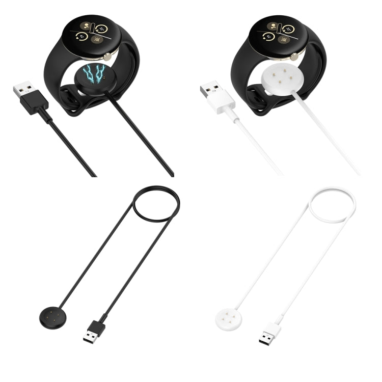 For Fitbit Ace LTE USB-A Interface Smart Watch Magnetic Charging Cable(Black) - Charger by PMC TechLife | Online Shopping South Africa | PMC TechLife | Buy Now Pay Later Mobicred