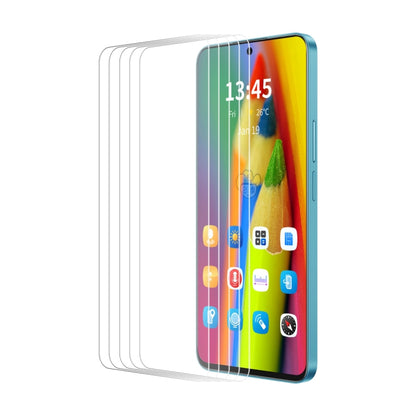 For Motorola Moto G Play 2024 5pcs ENKAY 9H Big Arc Edge High Aluminum-silicon Tempered Glass Film - Motorola Tempered Glass by ENKAY | Online Shopping South Africa | PMC Jewellery | Buy Now Pay Later Mobicred