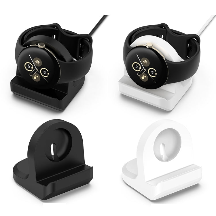 For Fitbit Ace LTE Smart Watch Silicone Charging Bracket with Charger(White) - Charger by PMC TechLife | Online Shopping South Africa | PMC TechLife | Buy Now Pay Later Mobicred