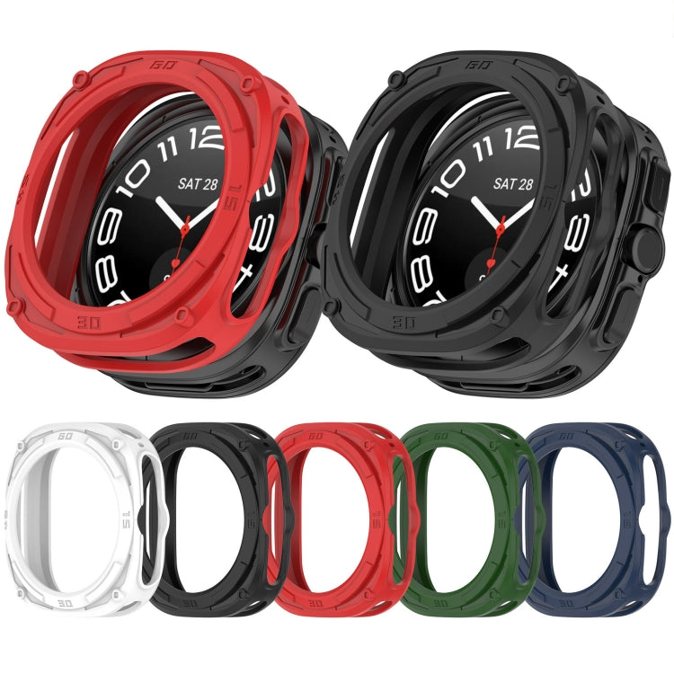 For Samsung Galaxy Watch Ultra 47mm Armored TPU Watch Protective Case(White) - free shipping - PMC Jewellery - Order now!