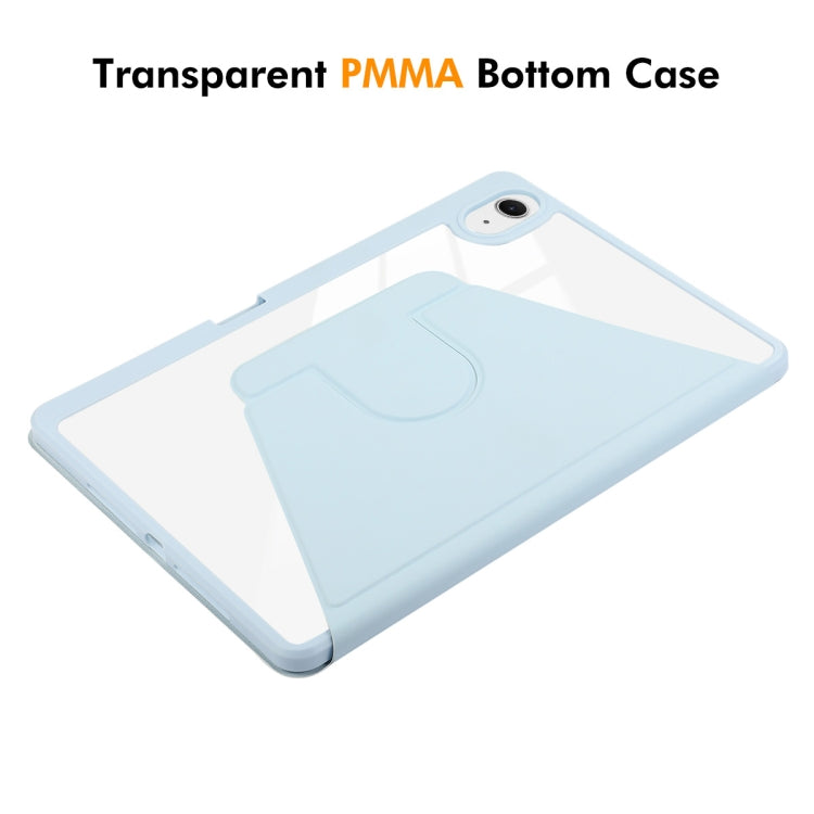 For iPad Air 13 2024 ENKAY 360 Rotation PMMA Leather Smart Tablet Case with Pen Slot(Blue) - free shipping - PMc TechLife - Order now!