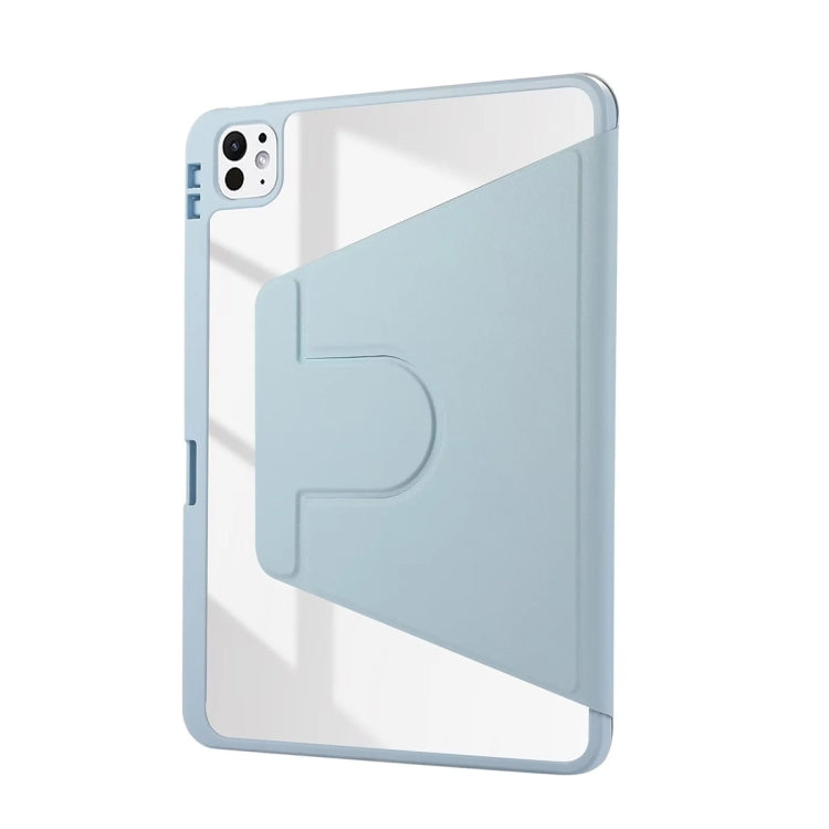 For iPad Pro 11 2024 ENKAY 360 Rotation PMMA Leather Smart Tablet Case with Pen Slot(Grey) - free shipping - PMc TechLife - Order now!