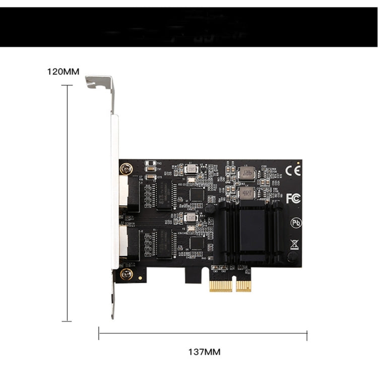 Dual-port 2.5G Gigabit Network Adapter Desktop 8125BG Chip Ethernet Server Network Adapter ESXi Diskless PXE - USB Network Adapter by PMC Jewellery | Online Shopping South Africa | PMC Jewellery | Buy Now Pay Later Mobicred