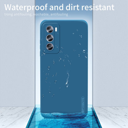 For OPPO Reno12 Pro Global PINWUYO Sense Series Liquid Silicone TPU Phone Case(Blue) - Reno12 Pro Cases by PINWUYO | Online Shopping South Africa | PMC Jewellery | Buy Now Pay Later Mobicred