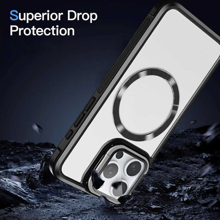 For iPhone 16 Plus CD-grain Magsafe Acrylic Hybrid TPU Phone Case(Green) - iPhone 16 Plus Cases by PMC TechLife | Online Shopping South Africa | PMC TechLife | Buy Now Pay Later Mobicred
