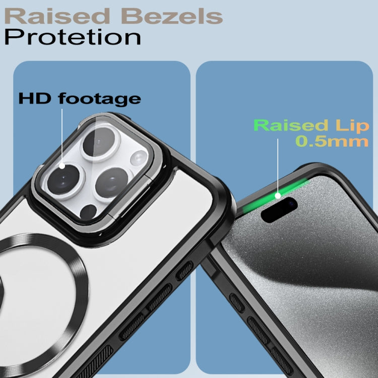For iPhone 16 Plus CD-grain Magsafe Acrylic Hybrid TPU Phone Case(Green) - iPhone 16 Plus Cases by PMC TechLife | Online Shopping South Africa | PMC TechLife | Buy Now Pay Later Mobicred