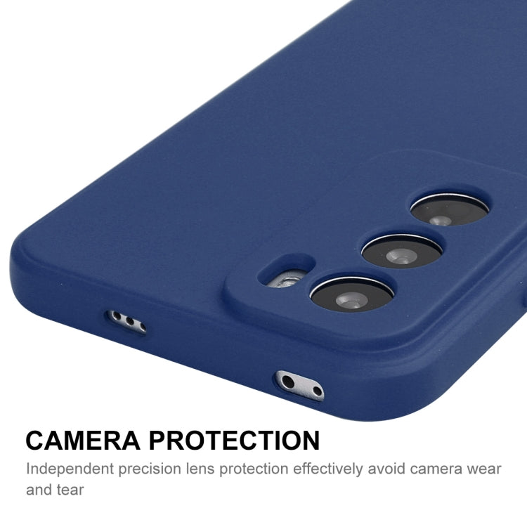 For OPPO Reno12 Pro ENKAY Liquid Silicone Soft Shockproof Phone Case(Dark Blue) - Reno12 Pro Cases by ENKAY | Online Shopping South Africa | PMC Jewellery | Buy Now Pay Later Mobicred