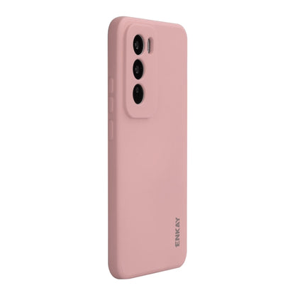 For OPPO Reno12 ENKAY Liquid Silicone Soft Shockproof Phone Case(Pink) - Reno12 Cases by ENKAY | Online Shopping South Africa | PMC Jewellery | Buy Now Pay Later Mobicred