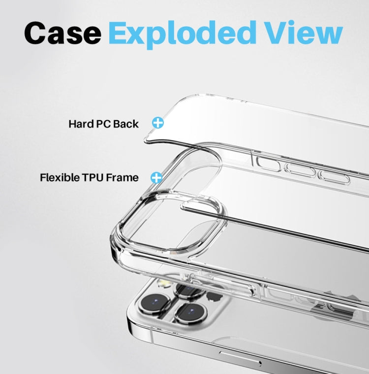 For iPhone 16 Pro NORTHJO 5 in 1 Clear Phone Case with 2pcs Screen Film + 2pcs Camera Lens Film - iPhone 16 Pro Cases by NORTHJO | Online Shopping South Africa | PMC TechLife | Buy Now Pay Later Mobicred