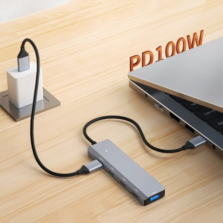 ADS-311C Support PD 100W Fast Charging Converter 5 Port Hub Type-C Hub Adapter - USB HUB by PMC Jewellery | Online Shopping South Africa | PMC Jewellery | Buy Now Pay Later Mobicred