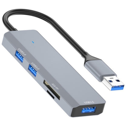 ADS-310A USB Adapter to 3 x USB 3.0 + 2 x Card Reader Slots Multi-Port Hub - USB 3.0 HUB by PMC Jewellery | Online Shopping South Africa | PMC Jewellery | Buy Now Pay Later Mobicred