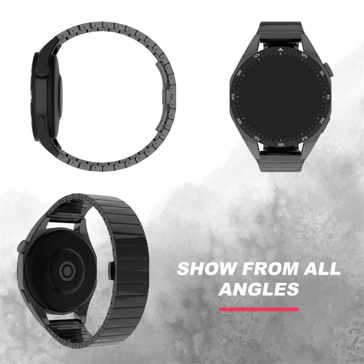 For Xiaomi Watch S1 Active 22mm One Bead Paint Butterfly Buckle Alloy Watch Band(Gold) - free shipping - PMC TechLife - Order now!