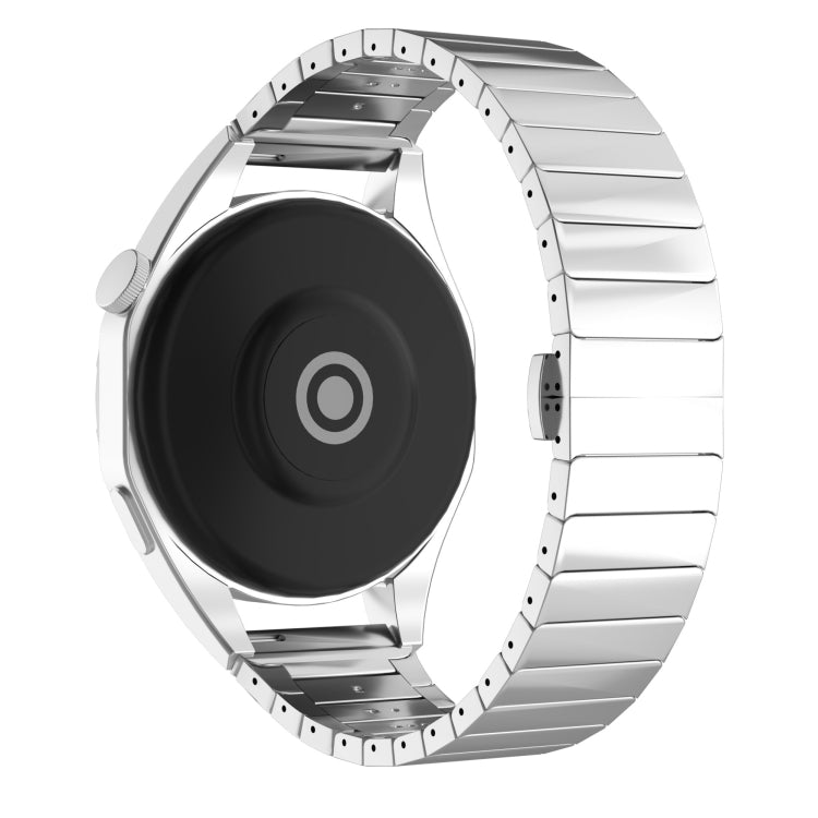 For Amazfit Watch GTR 3 Pro 22mm One-Bead Paint Butterfly Buckle Alloy Watch Band(Silver) - free shipping - PMC TechLife - Order now!