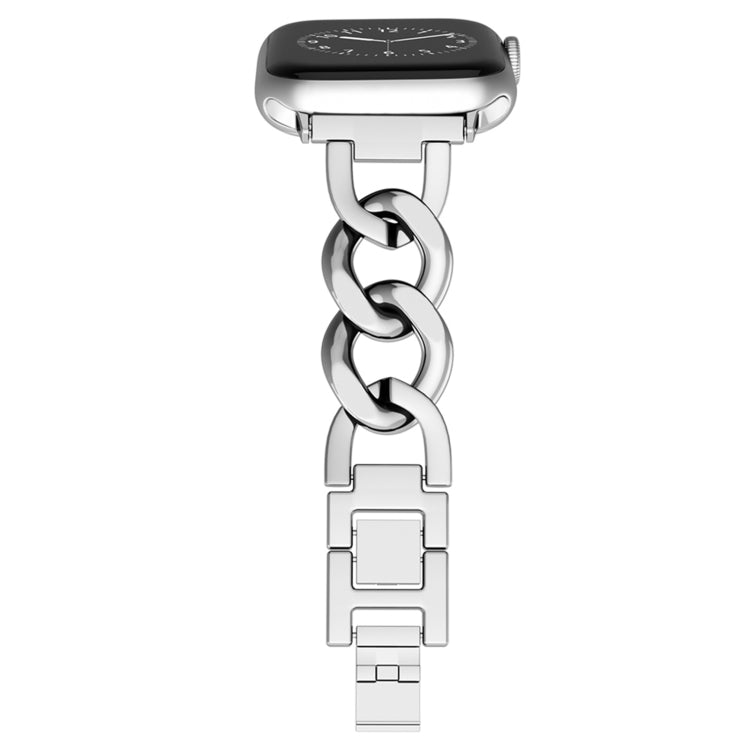 For Apple Watch Series 5 44mm Quick-Release Metal Chain Watch Band(Silver) - free shipping - PMC TechLife - Order now!