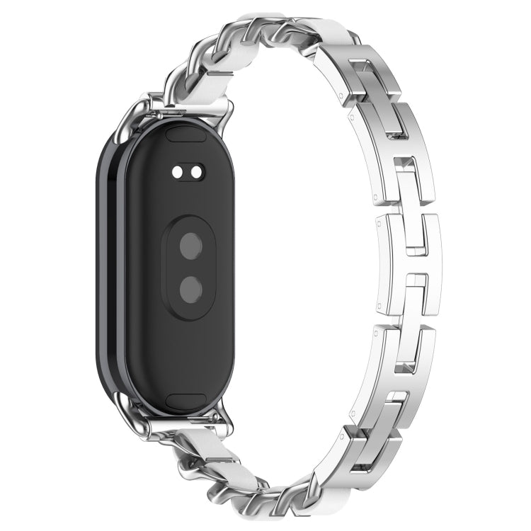 For Xiaomi Smart Band 9 / 9 NFC Fashion Bracelet Metal Watch Band(Silver) - free shipping - PMC TechLife - Order now!