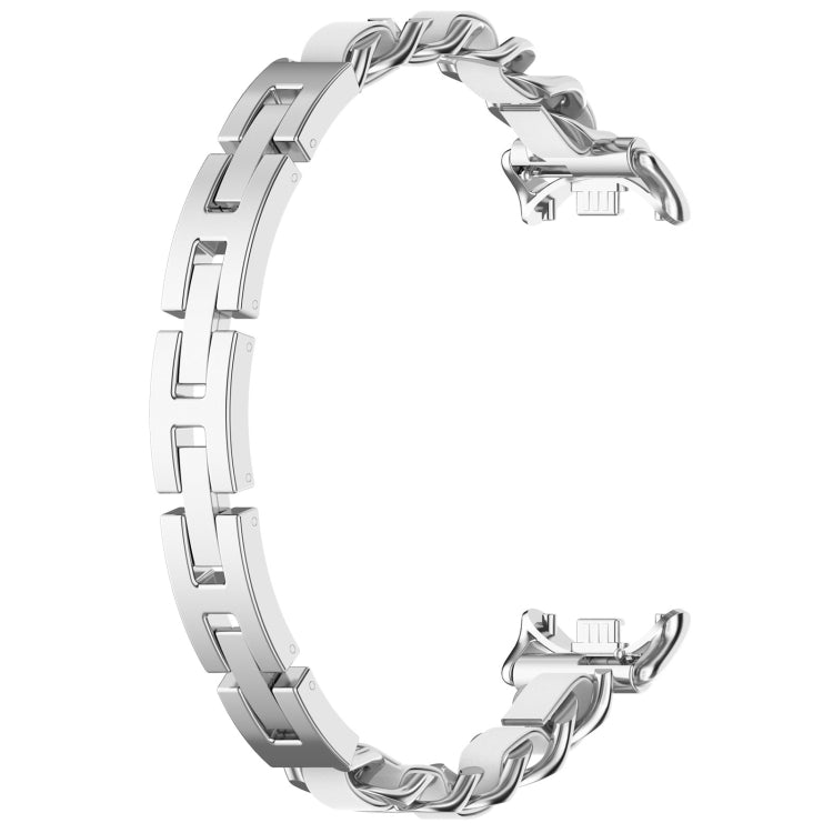 For Xiaomi Smart Band 9 / 9 NFC Fashion Bracelet Metal Watch Band(Silver) - free shipping - PMC TechLife - Order now!
