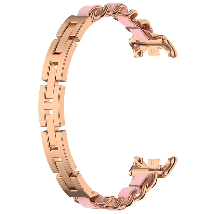 For Xiaomi Smart Band 9 / 9 NFC Fashion Bracelet Metal Watch Band(Rose Gold) - free shipping - PMC TechLife - Order now!