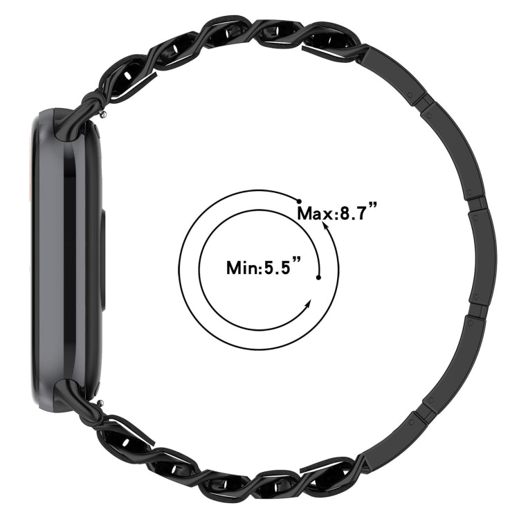 For Xiaomi Smart Band 9 / 9 NFC Fashion Bracelet Metal Watch Band(Rose Gold) - free shipping - PMC TechLife - Order now!