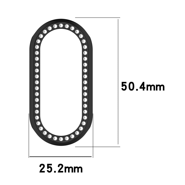 For Xiaomi Smart Band 9 NFC Diamond Half Coverage Hollow PC Watch Protective Case(Starlight) - Watch Cases by PMC TechLife | Online Shopping South Africa | PMC TechLife | Buy Now Pay Later Mobicred