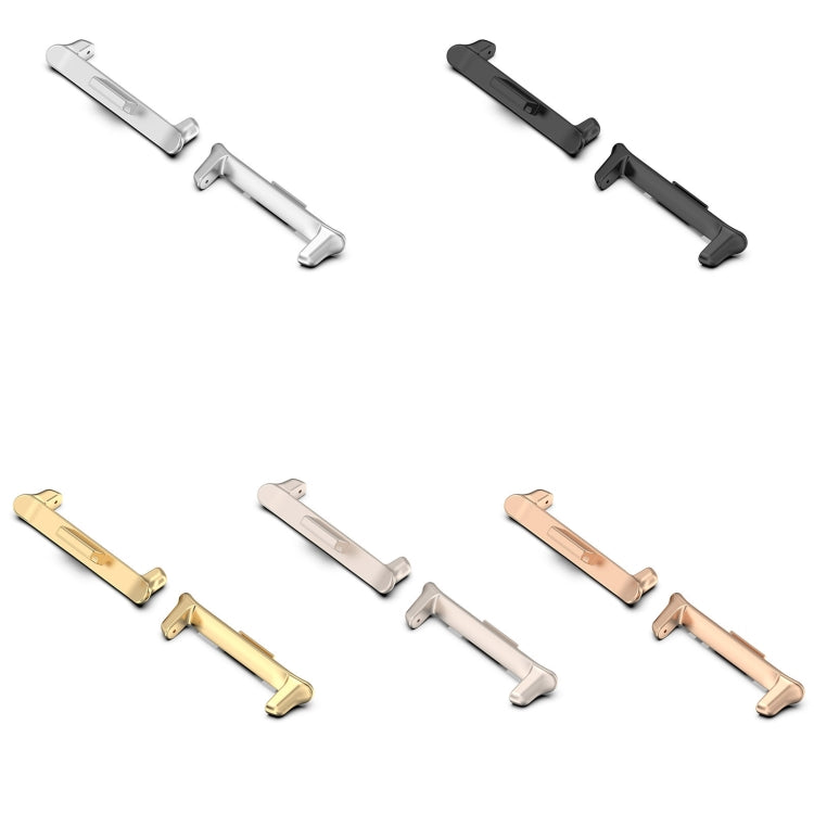 For vivo iQOO Watch GT 22mm 1 Pair Metal Watch Band Connector(Rose Gold) - free shipping - PMc TechLife - Order now!
