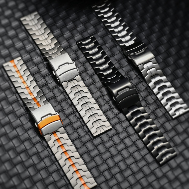 For Huawei Watch 3 / 3 Pro 22mm Double Lock Buckle Turtle Steel Watch Band(Silver) - free shipping - PMC TechLife - Order now!