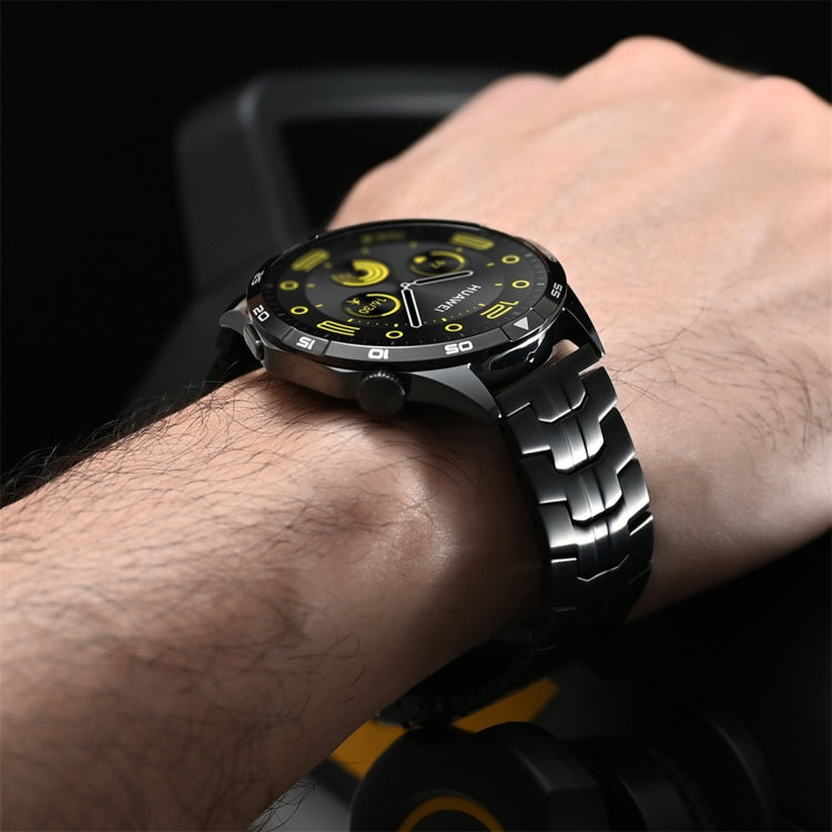 For Huawei Watch 3 / 3 Pro 22mm Double Lock Buckle Turtle Steel Watch Band(Silver) - free shipping - PMC TechLife - Order now!