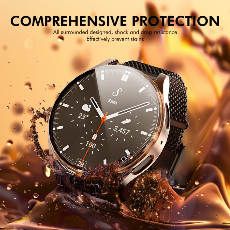 For Samsung Galaxy Watch7 40mm ENKAY Hat-Prince Full Coverage Electroplated Soft TPU Case with Screen Protection(Pink) - free shipping - PMc TechLife - Order now!