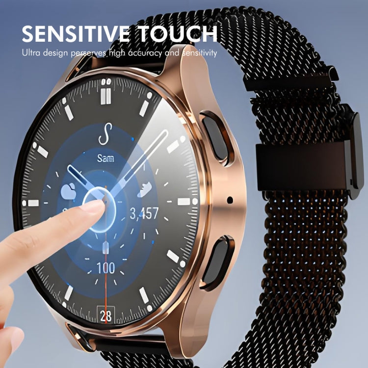 For Samsung Galaxy Watch7 40mm ENKAY Hat-Prince Full Coverage Electroplated Soft TPU Case with Screen Protection(Transparent) - free shipping - PMc TechLife - Order now!