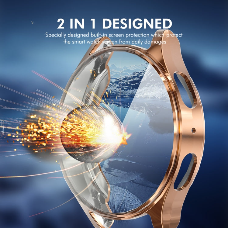 For Samsung Galaxy Watch7 40mm ENKAY Hat-Prince Full Coverage Electroplated Soft TPU Case with Screen Protection(Transparent) - free shipping - PMc TechLife - Order now!