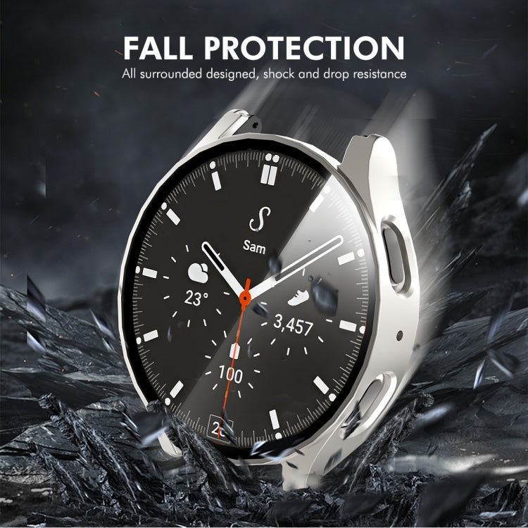 For Samsung Galaxy Watch7 40mm ENKAY Hat-Prince Full Coverage PC + Tempered Glass Film Integrated Watch Case(Dark Green) - free shipping - PMc TechLife - Order now!