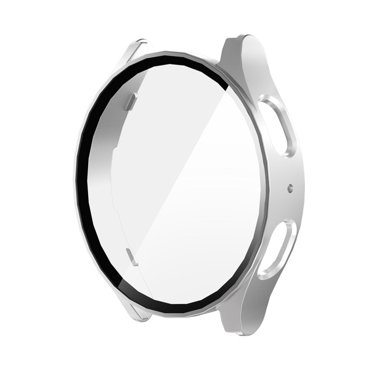 For Samsung Galaxy Watch7 44mm ENKAY Hat-Prince Full Coverage PC + Tempered Glass Film Integrated Watch Case(Silver) - free shipping - PMc TechLife - Order now!