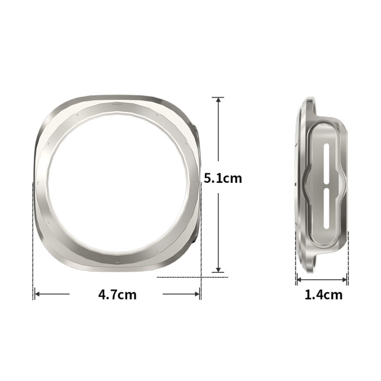 For Samsung Galaxy Watch Ultra 47mm ENKAY Hat-Prince Electroplated Hard PC Case + 0.2mm 9H Glass Screen Protector(Dark Green) - free shipping - PMC Jewellery - Order now!