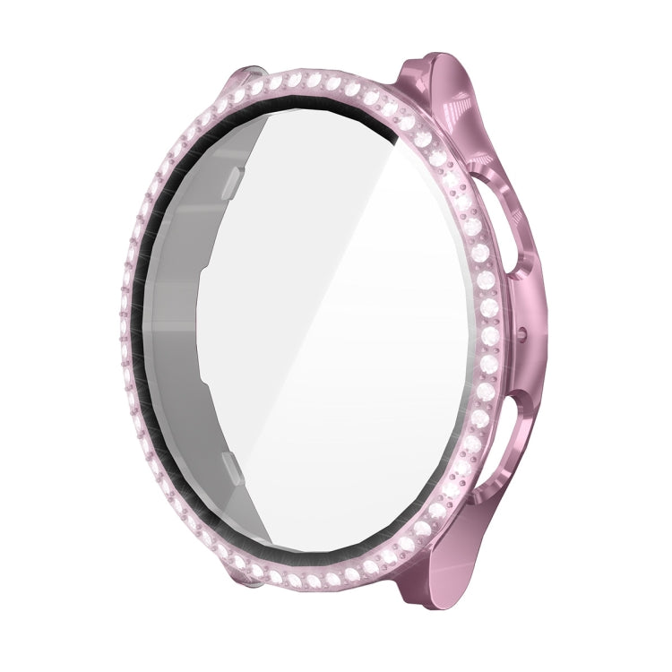 For Samsung Galaxy Watch7 44mm ENKAY Hat-Prince Blink Full Coverage PC + Tempered Glass Film Integrated Watch Case(Pink) - free shipping - PMc TechLife - Order now!
