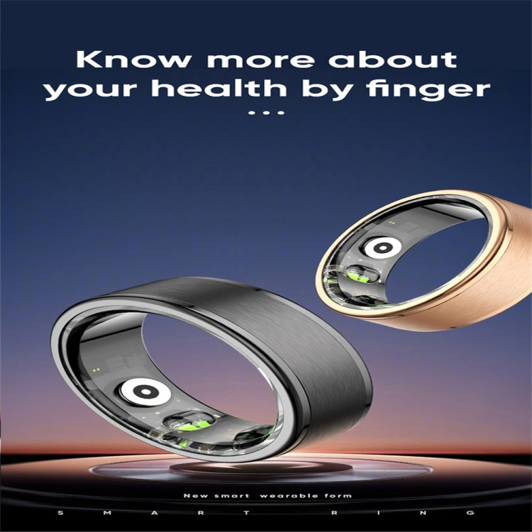 R03 SIZE 11 Smart Ring, Support Heart Rate / Blood Oxygen / Sleep / Multiple Sports Modes(Gold) - Smart Rings / Smart Telephones by PMC TechLife | Online Shopping South Africa | PMC TechLife | Buy Now Pay Later Mobicred