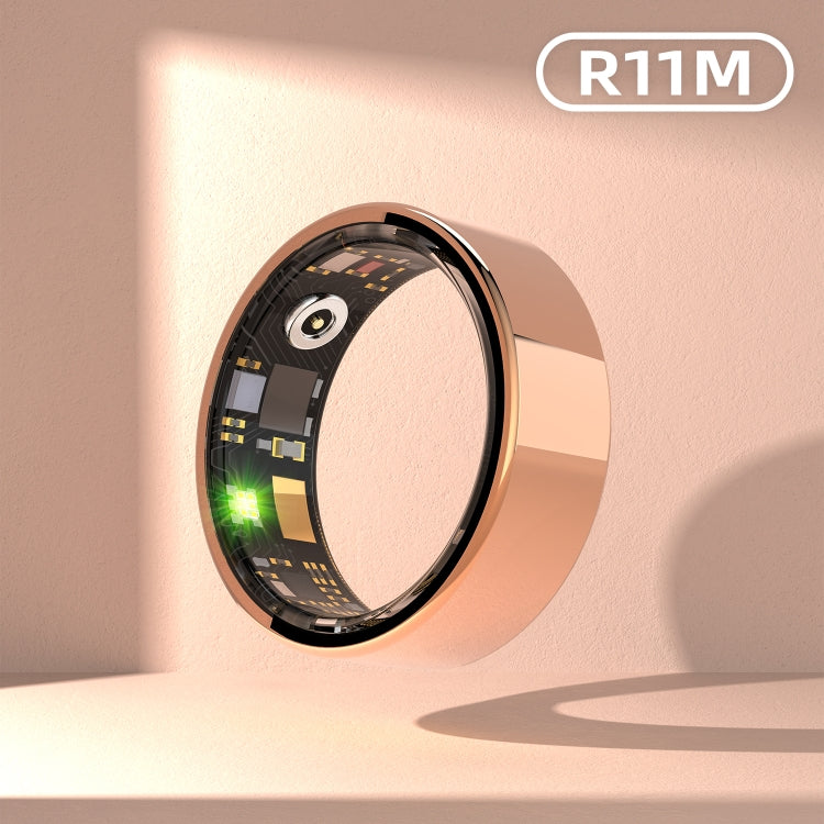 R11M SIZE 8 Smart Ring, Support Heart Rate / Blood Oxygen / Sleep / Multiple Sports Modes(Gold) - Smart Rings / Smart Telephones by PMC TechLife | Online Shopping South Africa | PMC TechLife | Buy Now Pay Later Mobicred