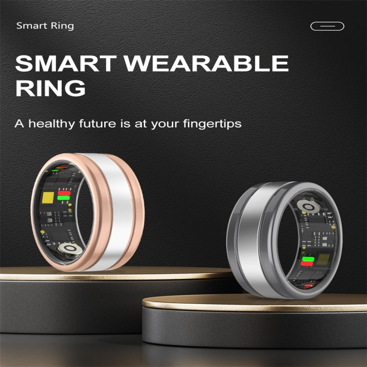 R18 SIZE 11 Smart Ring, Support Heart Rate / Blood Oxygen / Sleep / Multiple Sports Modes(Gold) - Smart Rings / Smart Telephones by PMC TechLife | Online Shopping South Africa | PMC TechLife | Buy Now Pay Later Mobicred