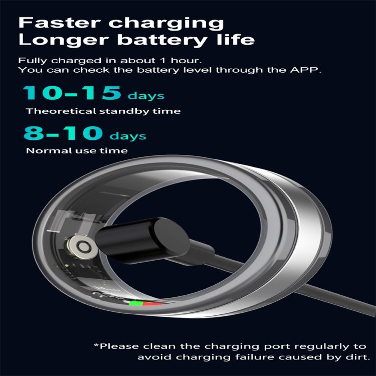 R18 SIZE 11 Smart Ring, Support Heart Rate / Blood Oxygen / Sleep / Multiple Sports Modes(Gold) - Smart Rings / Smart Telephones by PMC TechLife | Online Shopping South Africa | PMC TechLife | Buy Now Pay Later Mobicred
