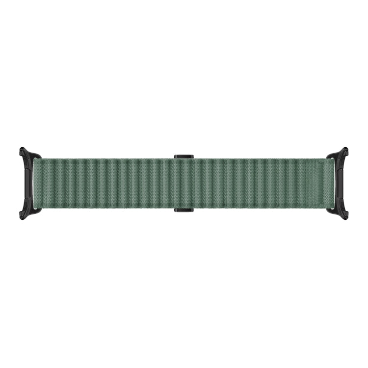 For Samsung Galaxy Watch Ultra 47mm Ocean Style Magnetic Buckle Braided Watch Band(Army Green) - Watch Bands by PMC Jewellery | Online Shopping South Africa | PMC Jewellery | Buy Now Pay Later Mobicred