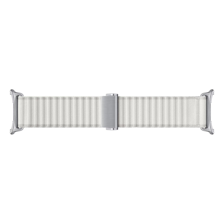 For Apple Watch Ultra 2 49mm Off Road Magnetic Buckle Braided Nylon Watch Band(White) - Watch Bands by PMC Jewellery | Online Shopping South Africa | PMC Jewellery | Buy Now Pay Later Mobicred