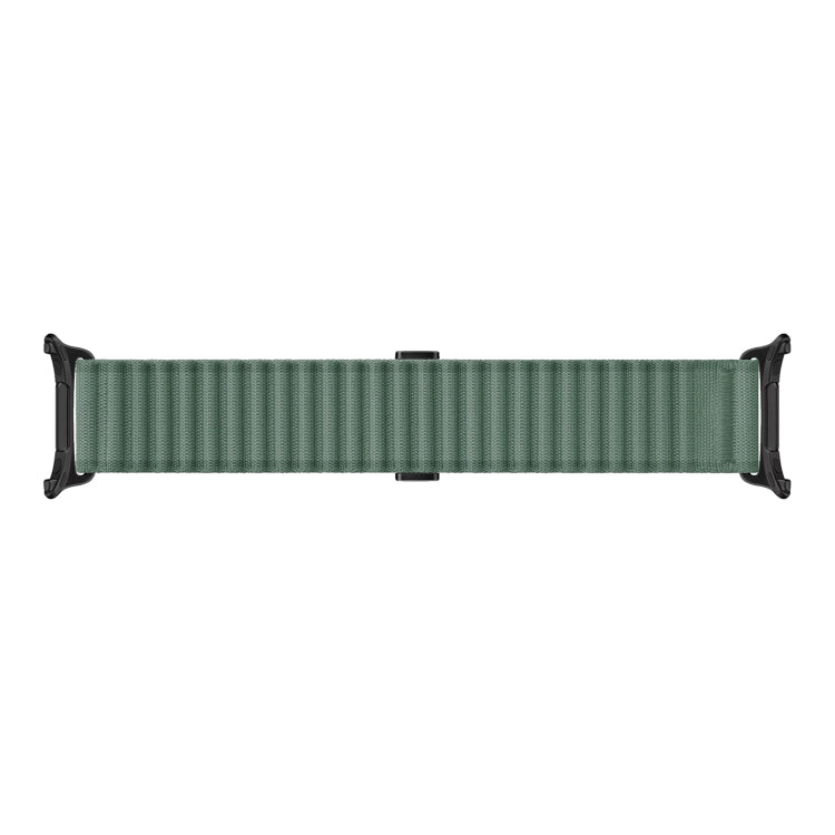 For Apple Watch Ultra 2 49mm Off Road Magnetic Buckle Braided Nylon Watch Band(Army Green) - Watch Bands by PMC Jewellery | Online Shopping South Africa | PMC Jewellery | Buy Now Pay Later Mobicred