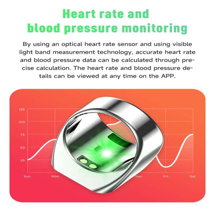 R1 Smart Ring, Support Heart Rate / Blood Oxygen / Sleep / Remote Photography(Red) - Smart Rings / Smart Telephones by PMC Jewellery | Online Shopping South Africa | PMC Jewellery | Buy Now Pay Later Mobicred